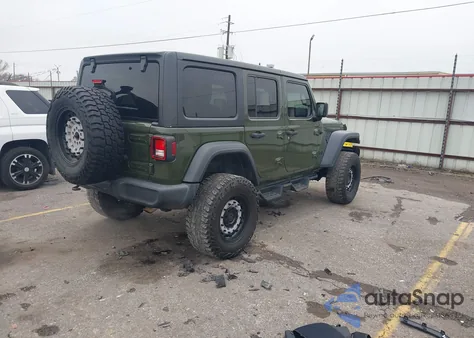 2020 Jeep Wrangler Unlimited Willys 4X4 from USA, damaged, VIN 1C4HJXDG2LW333933